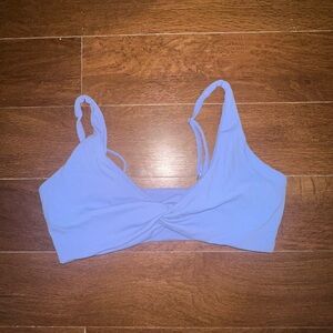 Light Blue Twist Front Bralette
